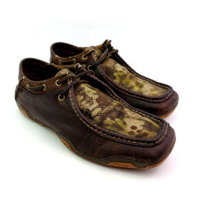 Ariat Rock Springs Mens Size 10 D Brown Leather Casual Sneaker Shoes 10015370